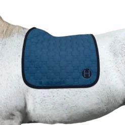 Harcour - Tapis de dressage Salva blue steel Bleu