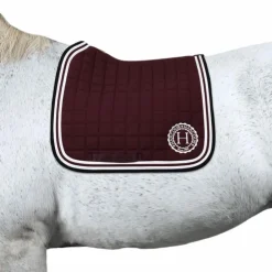 Harcour - Tapis de dressage Soft aubergine Bordeaux Discount
