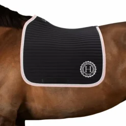 Harcour - Tapis de dressage Karembar / pivoine Noir Clearance