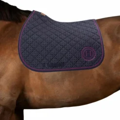 Harcour - Tapis de selle Altesse tartan Marine Sale