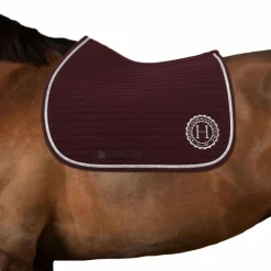 Discount Harcour - Tapis de selle Karembar aubergine Bordeaux