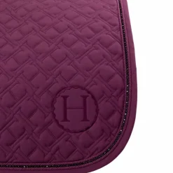 Harcour - Tapis de selle Saphir figue Violet New