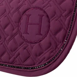 Harcour - Tapis de selle Saphir figue Violet New