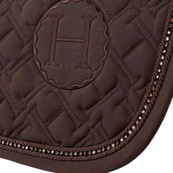 Harcour - Tapis de selle Saphir cacao Marron Outlet
