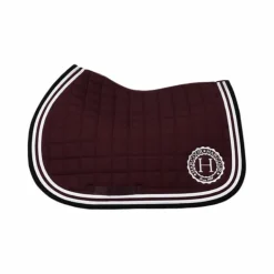 Harcour - Tapis de selle Soft aubergine Bordeaux Outlet