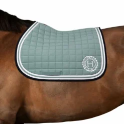 Online Harcour - Tapis de selle Soft gris Vert