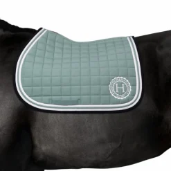 Online Harcour - Tapis de selle Soft gris Vert