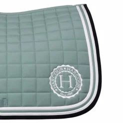 Online Harcour - Tapis de selle Soft gris Vert