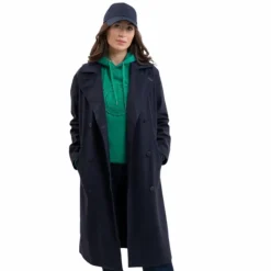 Harcour - Trench femme Talina Marine Hot