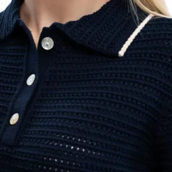 New Harcour - T-shirt manches courtes femme Pony Marine