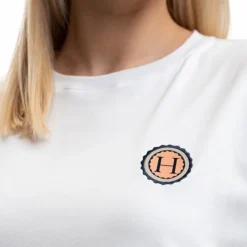Harcour - T-shirt manches courtes femme Tchaka Blanc