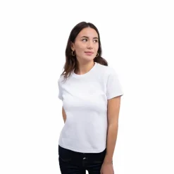 Discount Harcour - T-shirt manches courtes femme Telma Blanc