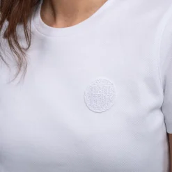 Discount Harcour - T-shirt manches courtes femme Telma Blanc