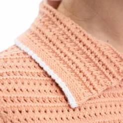 Harcour - T-shirt manches courtes femme Pony abricot Orange Outlet