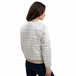 Harcour - Veste bombers femme Boecia lin Beige Best