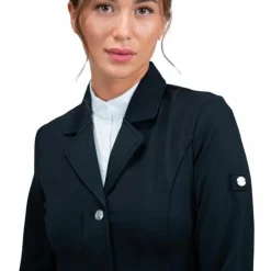 Harcour - Veste de concours femme Kanji compatible airbag Noir Hot