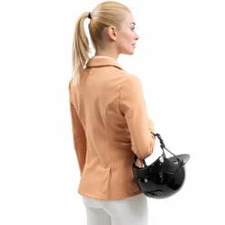 Harcour - Veste de concours femme Jismy abricot Orange Hot