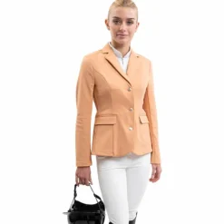 Harcour - Veste de concours femme Jismy abricot Orange Hot