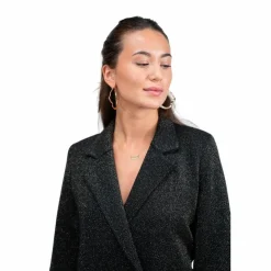 Clearance Harcour - Veste de tailleur femme Joba black gold Noir