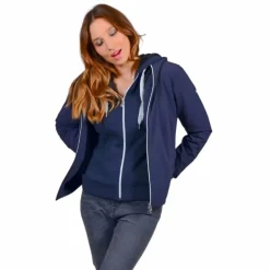 Harcour - Veste manches longues femme Simhat Marine Online