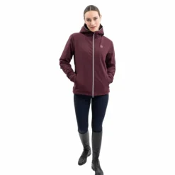 Harcour - Veste manches longues femme Simhat aubergine Bordeaux Online