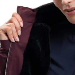 Harcour - Veste manches longues femme Simhat aubergine Bordeaux Online