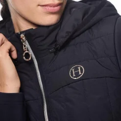 Hot Harcour - Veste manches longues bi-matières femme Hadar Noir