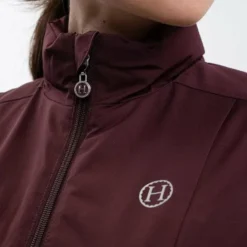 Online Harcour - Veste sans manches femme Balma aubergine Bordeaux