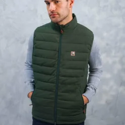 Harcour - Veste sans manches homme Porto kaki Vert Best