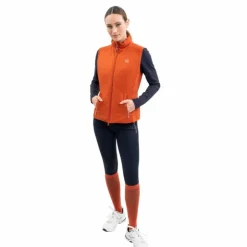 Harcour - Veste sans manches femme Balma fauve Orange Discount