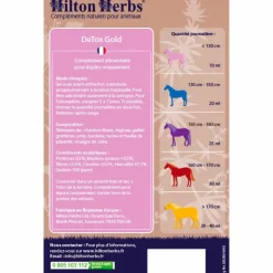 Sale Hilton Herbs - Complément alimentaire Drainage foie reins Detox gold