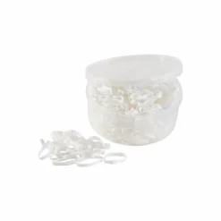 Outlet Hippotonic - 450 élastiques silicone Blanc