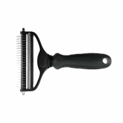 Clearance Hippotonic - Brosse 2 en 1 peigne à mue Noir