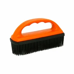 Hippotonic - Brosse en caoutchouc pour tapis / orange Noir Best