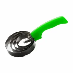 Discount Hippotonic - Etrille métallique ronde fluo pailleté vert