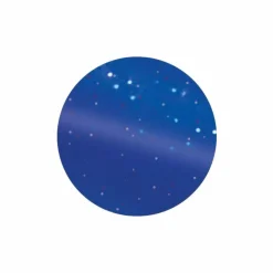 Best Hippotonic - Etrille métallique ronde fluo pailleté bleu