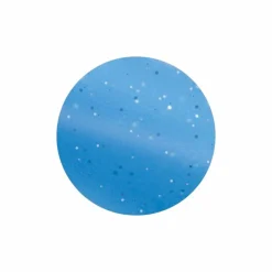 Hippotonic - Etrille métallique ronde fluo pailleté bleu ciel Sale