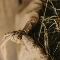 New Hippotonic - Sac à foin naturel / noir Beige