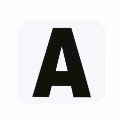 Hippotonic - Set de 12 lettres de manège autocollantes Online