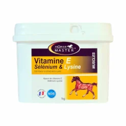 Online Horse Master - Complément alimentaire en poudre récupération musculaire Vitamine E Selenium et Lysine