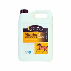 Horse Master - Complément alimentaire liquide récupération musculaire Vitamine E Selenium et Lysine Outlet