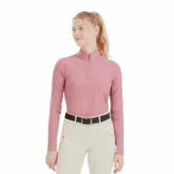 Horse Pilot - Baselayer femme manches longues Suntech mesa pink Rose Outlet