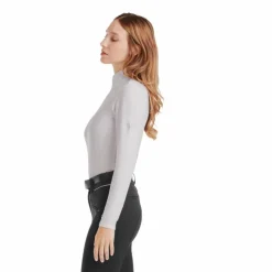 Outlet Horse Pilot - Baselayer manches longues femme Suntech wind grey Gris