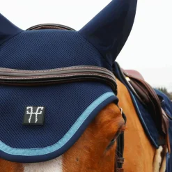 Horse Pilot - Bonnet pour chevaux mesh / cloudy blue Marine Online