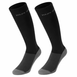 Hot Horse Pilot - Chaussettes d'équitation unisexe Aero Noir
