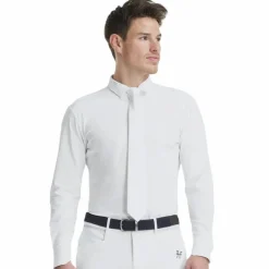 Horse Pilot - Chemise à manches longues homme Aerolight Blanc Discount