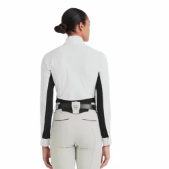 Horse Pilot - Chemise de concours manches longues femme Monica Noir