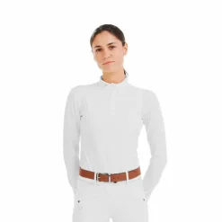 Horse Pilot - Chemise manches longues femme Aerolight 2.0 Blanc