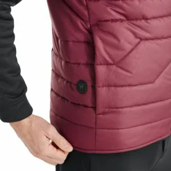 Discount Horse Pilot - Doudoune sans manches homme E-Kelvin (sans batterie) Bordeaux