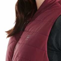 Horse Pilot - Doudoune sans manches femme E-Kelvin (sans batterie) Bordeaux Hot